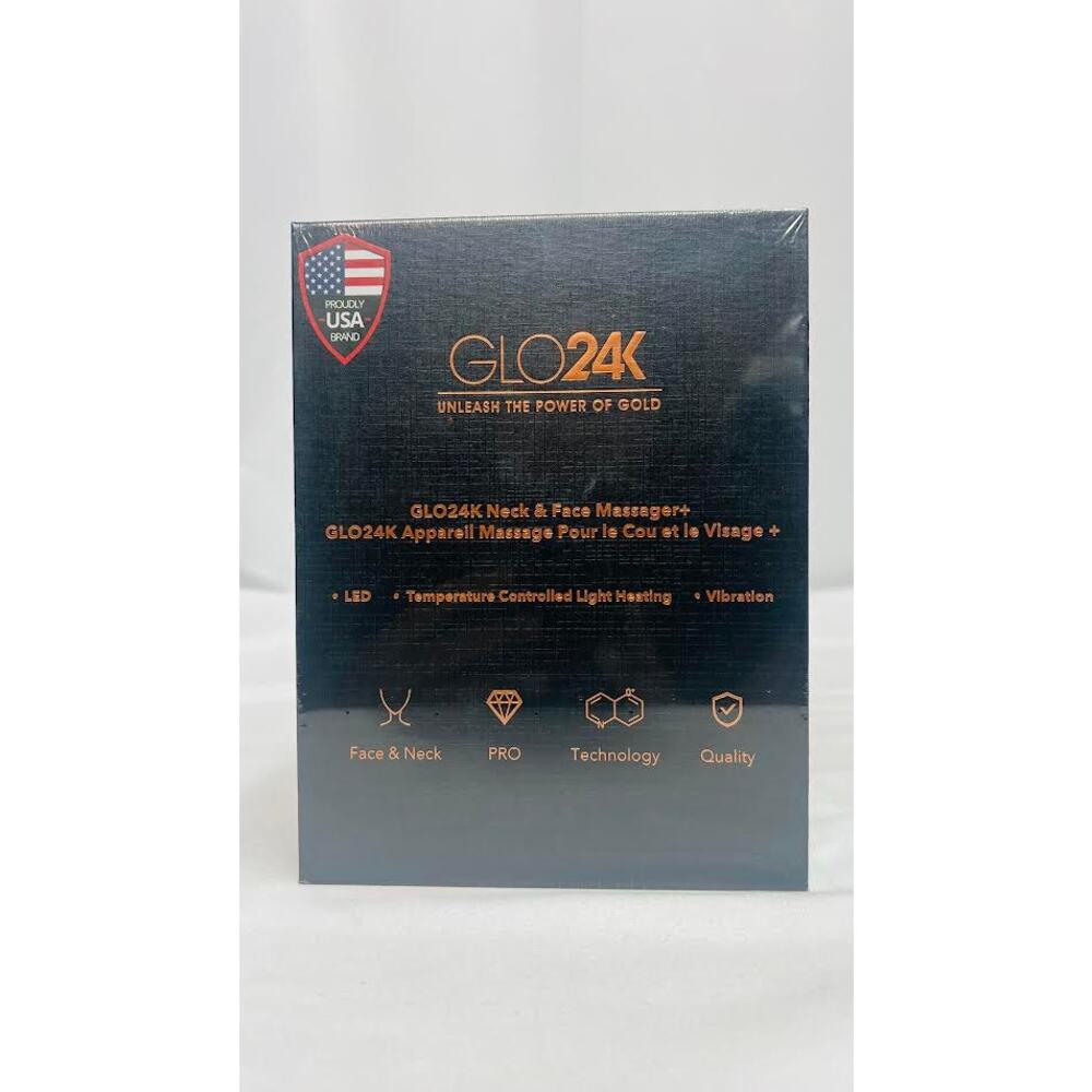 NEW! GLO24K Red Light Beauty Device for Face and Neck  L E D